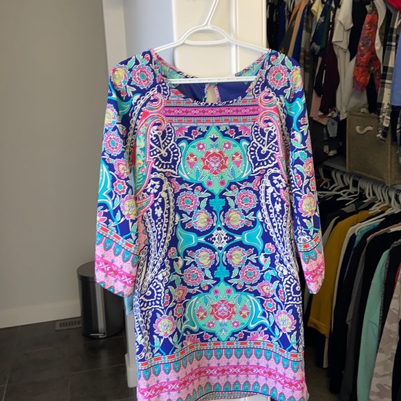 Retro Multicoloured Dress - Picture 1 of 2